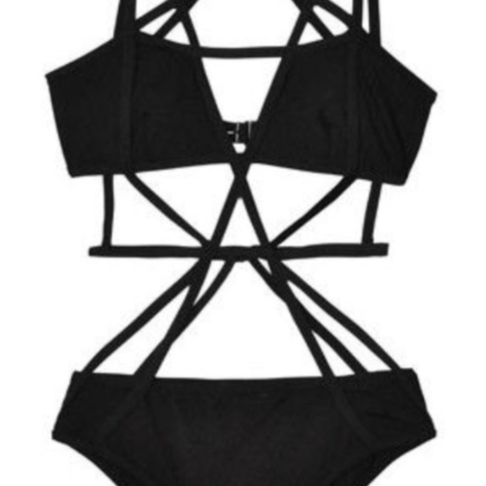 Chromat one piece pentagram swimsuit